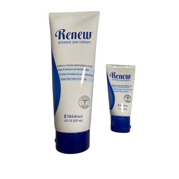 Renew Intensive Skin Therapy Moisturizing Lotion Heals Dry Skin 8‎ oz & 1 oz - Picture 1 of 2